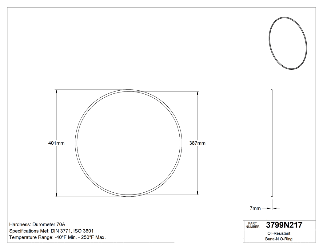 Technical drawing - 3799N217